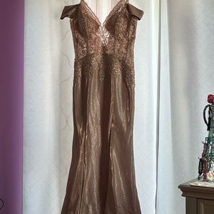 Rose gold dress